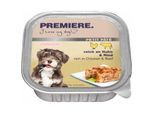 PREMIERE Petit Pâté Nassfutter Hund, Junior, Geflügel und Rind 44x150 g