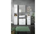 Badezimmer Ice 4-tlg. ca. 120 cm Weiß