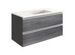 Waschtischkombi in Grau 'Arezzo'