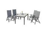 Gartenmöbel Set 5-tlg. Florenz aus Aluminium