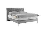 Boxspringbett Queen in Grau ca. 160x200cm