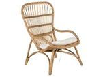 Loungesessel Ella Braun, Rattan