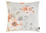 Zierkissen Olivia in Orange/Weiß ca. 50x50cm