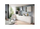 Küchenblock Charly ohne Geräte ca. 260 cm Weiß mit LED