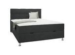 Boxbett Oviedo 160 in Anthrazit ca. 160x200cm
