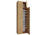 Schuhschrank Lona XXL ca.70x223x39cm Buchefarben