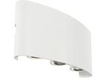 Außenwandleuchte Strato Weiß max. 6 Watt Wandlampe