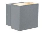 LED-Wandleuchte Cybo in Grau max. 3 Watt Wandlampe