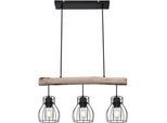 Hängeleuchte Mina Schwarz/Natur max. 25 Watt