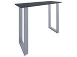 Bartisch XONA Silber/ Anthrazit ca.140x102x50cm