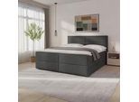 Boxspringbett Palermo ca. 180x200 cm Anthrazit