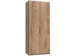 Drehtürenschrank Level 36A ca. 100x236x58 cm Eiche Dekor