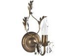 Wandleuchte Teresa Bronzefarben max. 6 Watt Wandlampe