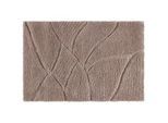 Badematte Leave Taupe ca. 60x90cm