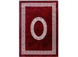Webteppich Plus Rot ca. 140x200cm