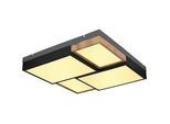 LED-Deckenleuchte Gundi Schwarz/Weiß max. 50 Watt Deckenlampe