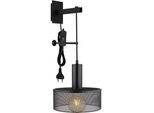 Wandleuchte Jedd Schwarz max. 60 Watt Wandlampe