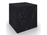 Couchtisch Ezra Schwarz MDF Marmor-Optik