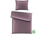 Bettwäsche Bio-Sophia Uni Lila ca. 140x200cm