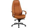 Chefsessel Austin in Hellbraun Echtleder