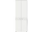 Garderobenschrank Prisma Weiß
