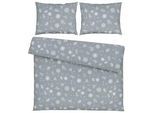 Bettwäsche Pusteblume XXL Grau ca. 200x220cm
