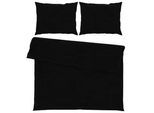 Bettwäsche Iris XXL Schwarz ca. 200x220cm