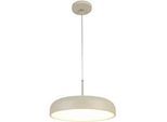 LED-Hängeleuchte Mike Weiß/Chrom/Sand max. 36 Watt