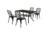 Gardenson , Graphitfarben , Metall , Gartenmöbel, Gartenmöbel-Sets, Gartengarnituren
