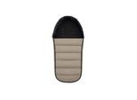 Kikka boo Fußsack Urban für Kinderwagen Reißverschluss Steppdesign Gurtöffnungen beige