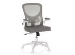 hjh OFFICE Home Office Bürostuhl BELIO W Stoff / Netzstoff mit abklappbaren Armlehnen