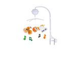 Chipolino Musikmobile Bluetooth-Funktion Projektor Plüschfiguren Universalklemme orange