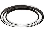 NOVA LUCE Deckenleuchte "ARBOR", schwarz, 3, Ø 54cm H: 8cm, 1 Stk., Leuchten, Deckenleuchte