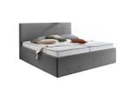 Boxxx Polsterbett , Grau , Textil , 160x200 cm , Schlafzimmer, Betten, Polsterbetten