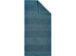 Duschtuch DYCKHOFF "Popcorn", blau (petrol), B:70cm L:140cm, Frottier, Baumwolle, Handtücher, Duschtuch