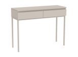 Hom`in Konsolentisch, Kaschmir, Metall, Holzwerkstoff, 2 Schublade(n) Schubladen, rechteckig, eckig, 35x77x100 cm, Bsci, Wohnzimmer, Wohnzimmertische, Konsolentische