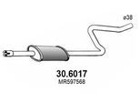 ASSO Mittelschalldämpfer 306017 für MITSUBISHI