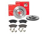 BREMBO Bremsensatz, Scheibenbremse Bremsensatz-Vorderachse XTRA LINE / STANDARD sk8k0f0d17 Vorderachse Gelocht/innenbel. 276mm 26mm für Opel GENERAL M