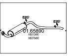 MTS Endschalldämpfer 0165890 für MITSUBISHI