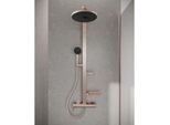 Ideal Standard Alu+ Duschsystem BD584RO mit Brausearmatur, FirmaFlow-Kartusche, 2 Ablagen, Rose