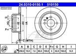 ATE Bremsensatz, Scheibenbremse Bremsensatz-Vorn und Hinten sg00000dth Vorderachse voll 260mm 10mm für BMW