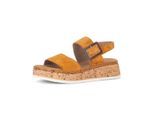 Plateausandaletten GABOR "Plateau Sandale", Damen, Gr. 39, orange, Schuhe