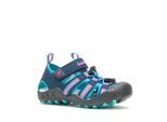 Outdoorsandale KAMIK "CRAB", Kinder, Gr. 24, bunt (petrol, rosa), Synthetik, Textil, Schuhe Outdoorsandale