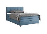 Boxspringbett Miami in Dunkelblau ca. 120x200cm