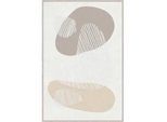 Keilrahmenbild Denise in Braun/Beige ca. 60x90cm