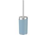 WC-Bürste Chris in Blau/Edelstahlfarben
