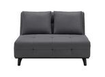 Schlafsofa Rica Grau Webstoff