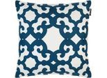 Zierkissen Bella in Blau/Weiß ca. 45x45cm