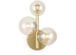 Wandleuchte Dallas Goldfarben max. 28 Watt Wandlampe
