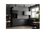 Eckküche Oliver o. Geräte ca. 280x172 Grau Seidenglanz